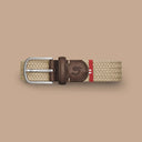 La Boucle Ανδρική Ζώνη Πλεκτή Dubai B10-100535 Beige