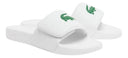 Lacoste Serve Slide Ανδρικές Παντόφλες 51CMA0023-1R5 WHT/GRN  Λευκό