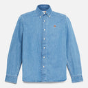 Timberland Ανδρικό Πουκάμισο Τζιν Denim Shirt TB0A44UZA2V Μπλε