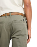 Tom Tailor Ανδρικό Παντελόνι Slim Chino With Belt 1052070-15594 Χακί