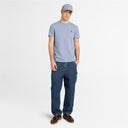 Timberland Ανδρικό T-Shirt Dunstan River Short-Sleeve TB0A2BPRB88 Σιέλ