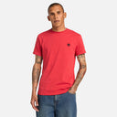Timberland Ανδρικό T-Shirt Dunstan River Short-Sleeve TB0A2BPRN96 Κόκκινο