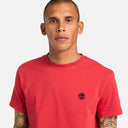 Timberland Ανδρικό T-Shirt Dunstan River Short-Sleeve TB0A2BPRN96 Κόκκινο