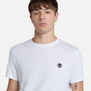 Timberland Ανδρικό T-Shirt Dunstan River Short-Sleeve TB0A2BPR100 Λευκό