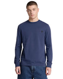 Timberland Ανδρικό T-shirt Μακρυμάνικο Dunstan River Slim TBC0YHBTAIH Μπλε