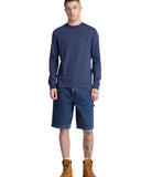 Timberland Ανδρικό T-shirt Μακρυμάνικο Dunstan River Slim TBC0YHBTAIH Μπλε