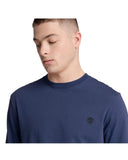 Timberland Ανδρικό T-shirt Μακρυμάνικο Dunstan River Slim TBC0YHBTAIH Μπλε