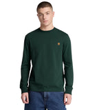 Timberland Ανδρικό T-shirt Μακρυμάνικο Dunstan River Slim TBC0YHBTEA1 Πράσινο