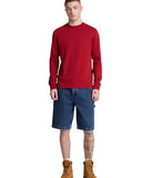 Timberland Ανδρικό T-shirt Μακρυμάνικο Dunstan River Slim TBC0YHBTAI7 Κόκκινο