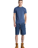 Timberland Ανδρικό T-Shirt Dunstan River Slim TBC0YHBUEYO Μπλε