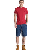 Timberland Ανδρικό T-Shirt Dunstan River Slim TBC0YHBUAI7 Κόκκινο