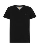Timberland Ανδρική Μπλούζα Dunstan River V-Neck T-Shirt TB0A2BPTX65 Μαύρο