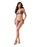 Guess Γυναικείο Μαγιό 4G Triangle Bikini Top E6GJ48KCBJ0-P7WY Μπλε