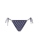 Guess Γυναικείο Μαγιό 4G Logo Brazilian Bikini Bottoms E6GO29KCBJ0-P7WY Μπλε
