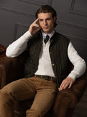 La Boucle Ανδρική Ζώνη Πλεκτή Edinburgh B10-100275 Green