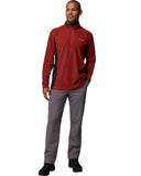 Columbia Ανδρική Μπλούζα Klamath Range™ II Half Zip Fleece EM6503-633 Μπορντό