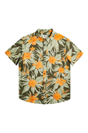 QUIKSILVER Ανδρικό Κοντομάνικο Πουκάμισο Floral EQYWT04476-GPH6  Χακί