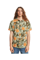 QUIKSILVER Ανδρικό Κοντομάνικο Πουκάμισο Floral EQYWT04476-GPH6  Χακί