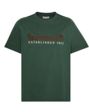Timberland Ανδρικό T-Shirt Established 1973 TBC0YHBR398 Πράσινο