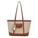 Γυναικεία Τσάντα Shopper 'Ωμου Foxer 9151041F μπέζ/καφέ