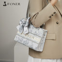 Γυναικεία Τσάντα Χειρός Foxer 9165028F ασημί