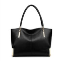 Δερμάτινη Γυναικεία Τσάντα Shopper 'Ωμου Foxer 938032F μαύρο