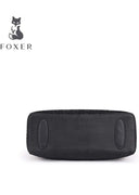 Δερμάτινη Γυναικεία Τσάντα Shopper 'Ωμου Foxer 962061F μαύρο