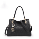 Δερμάτινη Γυναικεία Τσάντα Shopper 'Ωμου Foxer 962061F μαύρο