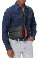 Guess Crossbody Milano Ανδρική Τσάντα HMMILOP5422-DAB Μαύρο