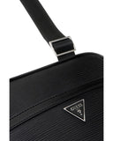 Guess Τσαντάκι Ώμου Milano Crossbody Flat HMMIPWP6223-BLA Μαύρο