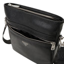Guess Τσαντάκι Ώμου Berlin Crossbody Flat HMBEPOP6423-BLA Μαύρο