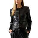 Guess Γυναικείο Μπουφάν New Leontine W6YL32W3173-JBLK Μαύρο