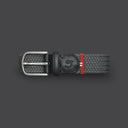 La Boucle Ανδρική Ζώνη Πλεκτή Harvard B10-100975 Asphalt Grey