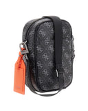 Guess Τσάντα Ώμου Milano 4G Logo Crossbody  HMMILOP5425-DAB Μαύρο