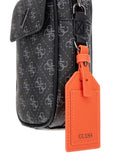Guess Τσάντα Ώμου Milano 4G Logo Crossbody  HMMILOP5425-DAB Μαύρο