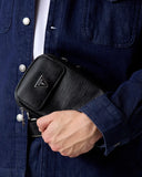 Guess Τσάντα Ώμου Milano Logo Crossbody HMMIPWP6225-BLA Μαύρο