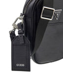 Guess Τσάντα Ώμου Milano Logo Crossbody HMMIPWP6225-BLA Μαύρο