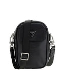 Guess Τσάντα Ώμου Milano Logo Crossbody HMMIPWP6225-BLA Μαύρο