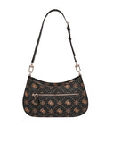 Guess Γυναικεία Τσάντα Emelie Logo Top Zip HWGP9928180-Espresso Logo