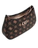 Guess Γυναικεία Τσάντα Emelie Logo Top Zip HWGP9928180-Espresso Logo