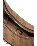 Guess Γυναικεία Τσάντα  Lindsey Hobo HWSG9749010-Latte Logo