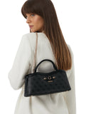 Guess Γυναικεία Τσάντα  Lindsey Small HWSG9749050-Coal Logo