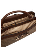 Guess Γυναικεία Τσάντα  Lindsey Small HWSG9749050-Latte Logo