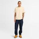 Timberland Ανδρική Μπλούζα T-Shirt Hampton TB0A6VPEV04 Μπεζ