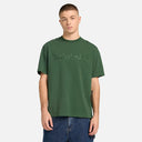 Timberland Ανδρικό T-Shirt Hampthon TB0A6VPEA6X Πράσινο