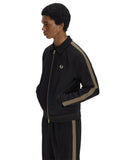 Fred Perry Ανδρική Ζακέτα Cross Tape Track Jacket J2302-102 Μαύρο