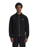 Fred Perry Ανδρική Ζακέτα Cross Tape Track Jacket J2302-102 Μαύρο