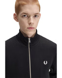 Fred Perry Ανδρική Ζακέτα Zip Through Sweatshirt J3340-102 Μαύρο