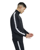 Fred Perry Ανδρική Ζακέτα Taped Track Jacket J4620-198 Μαύρο