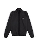 Fred Perry Ανδρική Ζακέτα Taped Track Jacket J4620-198 Μαύρο